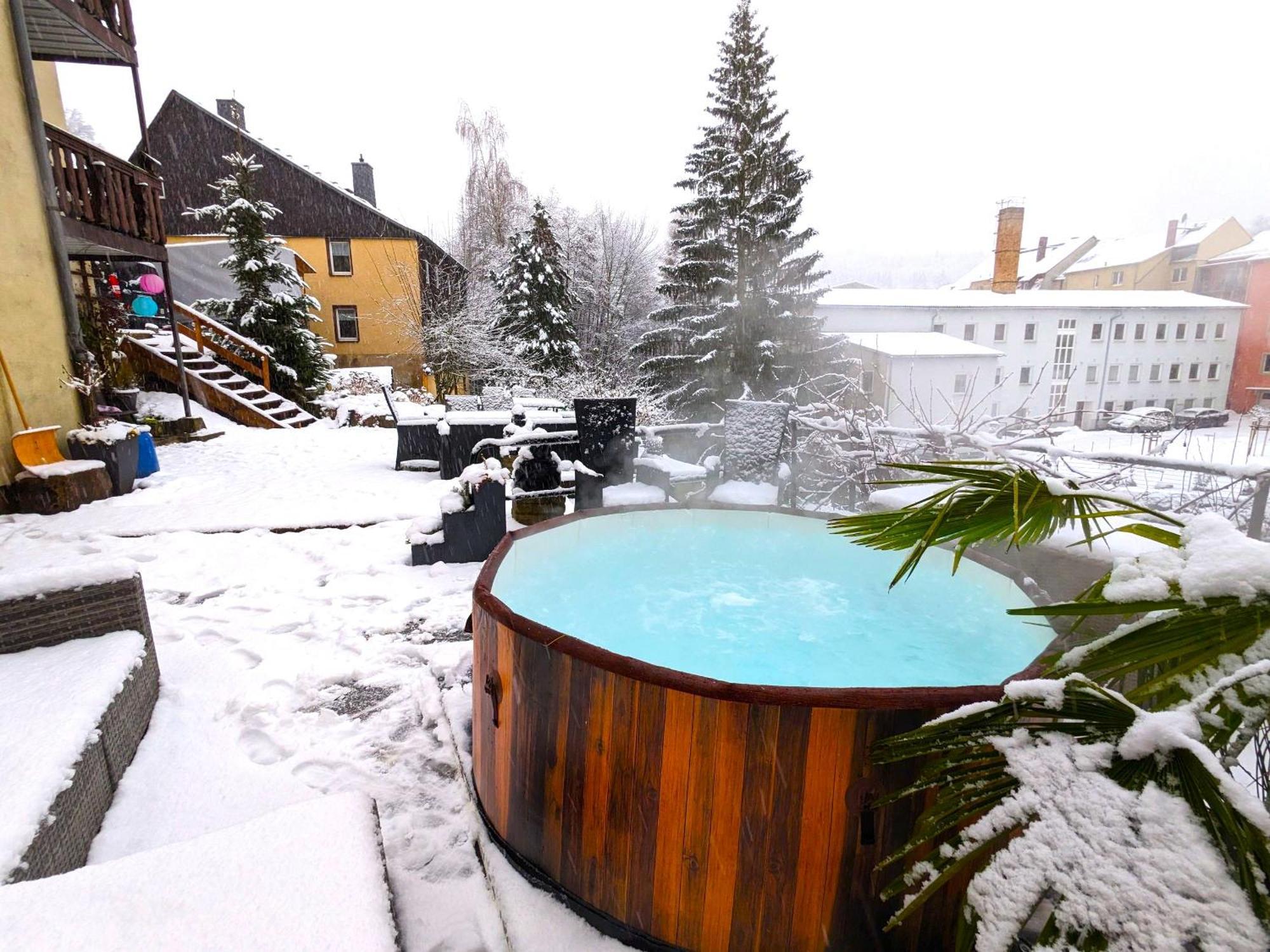 Ut - Urlaubsmagie - Urlaubstraum Mit Whirlpool, Pool & Sauna Sebnitz Kültér fotó